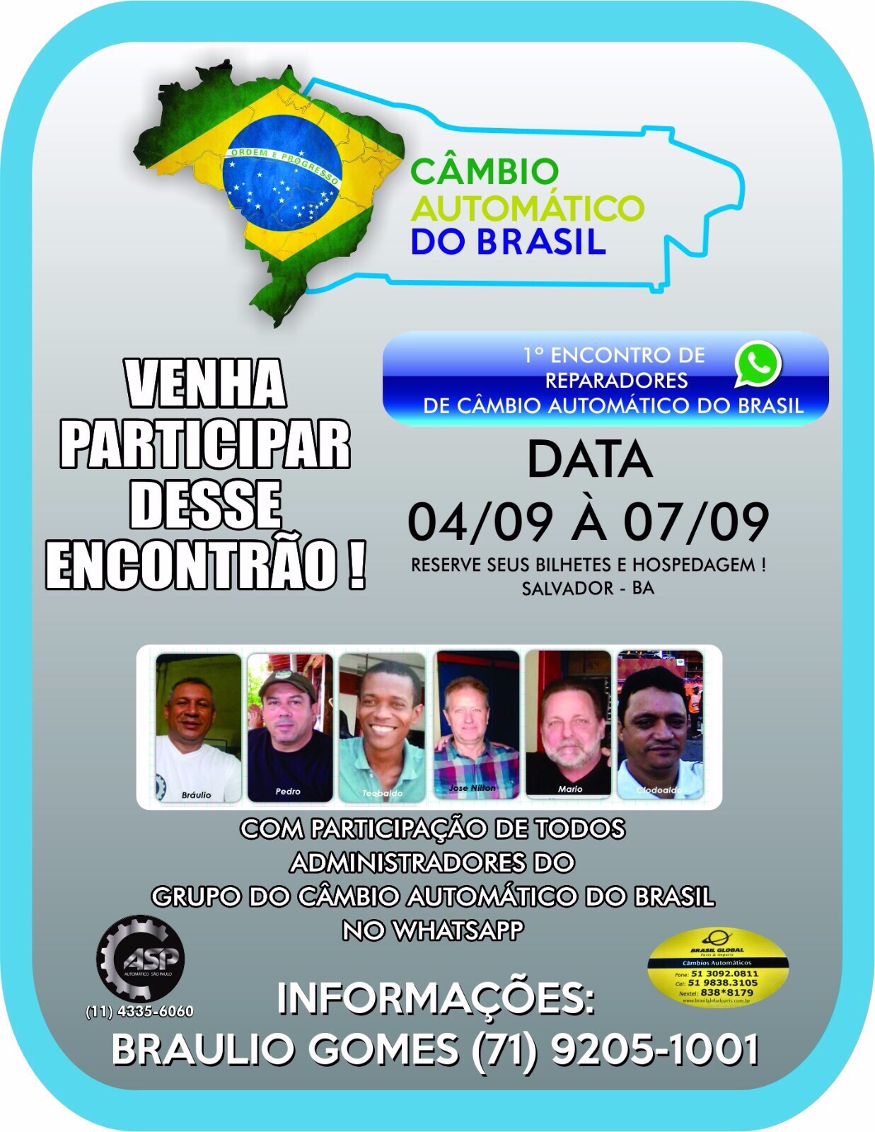 1º ENCONTRO DO CÂMBIO AUTOMÁTICO DO BRASIL EM SALVADOR - BA