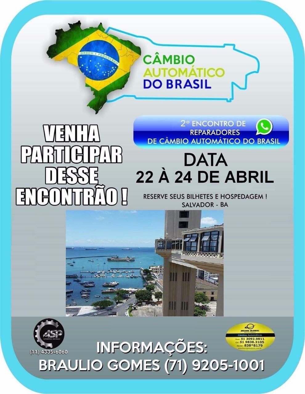 2º ENCONTRO DO CÂMBIO AUTOMÁTICO DO BRASIL EM SALVADOR - BA